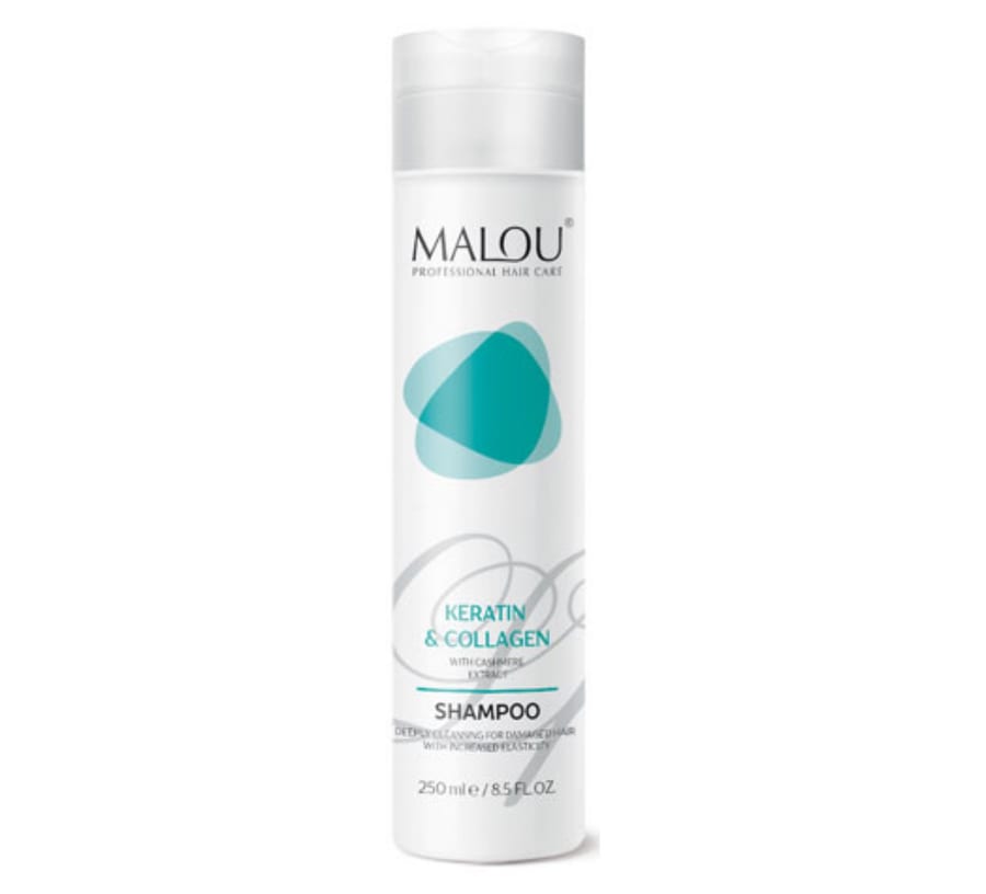 MALOU Keratin & Collagen Shampoo 250 ml - شامبو مالو بالكيراتين والكولاجين