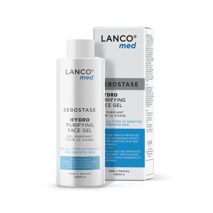 جل غسول لانكوميد سيبوستات منظف للبشرة 100 مل lancomed sebostase purifying face gel 100 ml