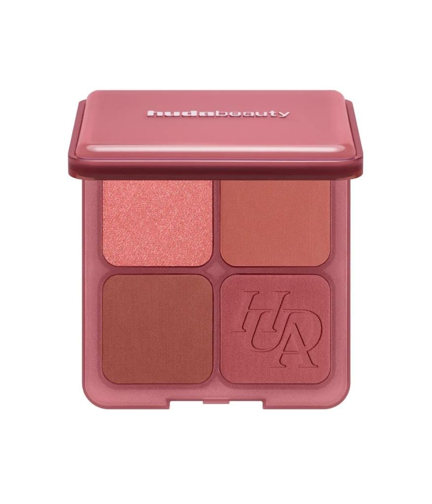 HUDA STRAWBERRY LATTE BLUSH PALETTE 7.5G باليت أحمر خدود من هدى بيوتي، أحمر خدود لون ستروبيري لاتيه - 7.5 غرام