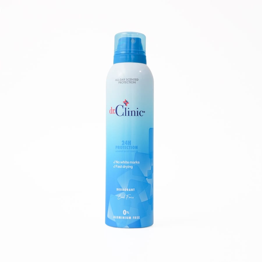 DR.CLINIC COOL FORCE DEODORANT SPRAY دكتور كلينك رذاذ مزيل للتعرق