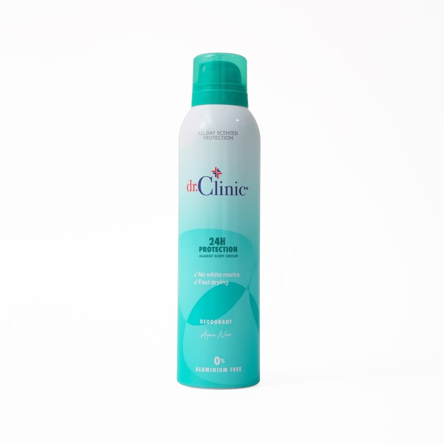 DR.CLINIC DEODORANT AQUA NOOR دكتور كلينك رذاذ مزيل للتعرق