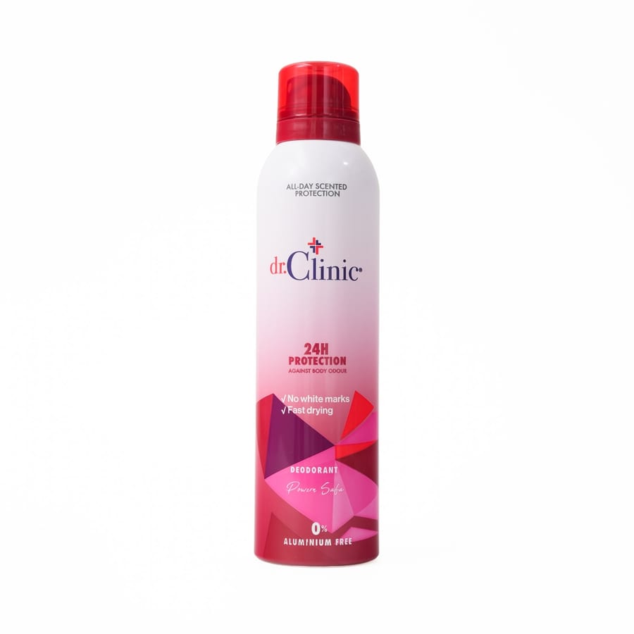 DR. CLINIC DEODORANT SPRAY POWER SAVA دكتور كلينك رذاذ مزيل تعرق