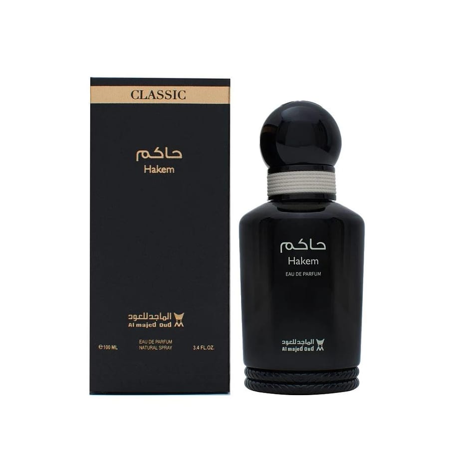 عطر الماجد للعود حاكم كلاسيك للرجال - او دى بارفيوم 100 مل Al Majed Oud Hakem Classic Perfume for men Eau