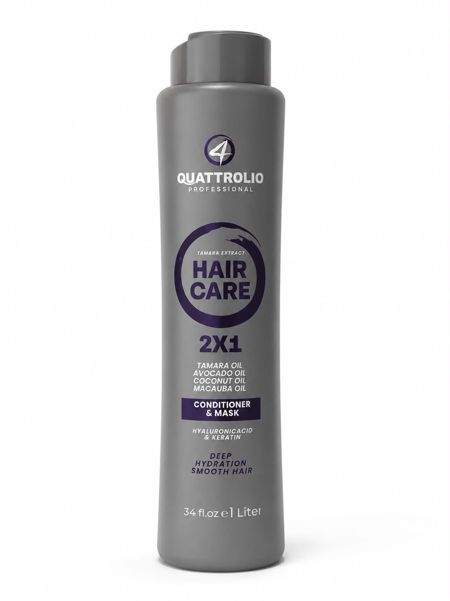 QUATTROLIO conditioner & mask 1000 ml - مكيف وماسك من كواترول مع 4 زيوت