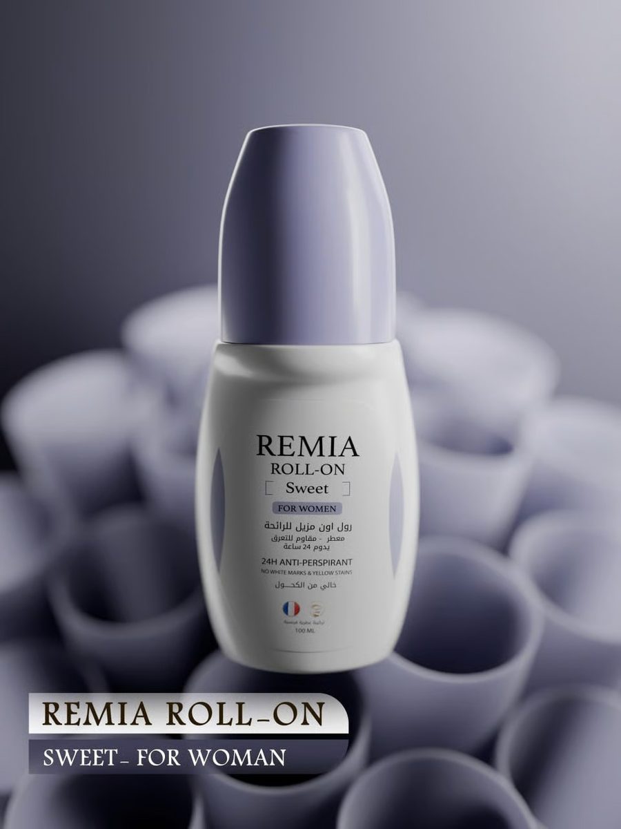 REMIA Roll-On 24Hour Protection - Sweet for Women مزيل تعرق للنساء من ريميا
