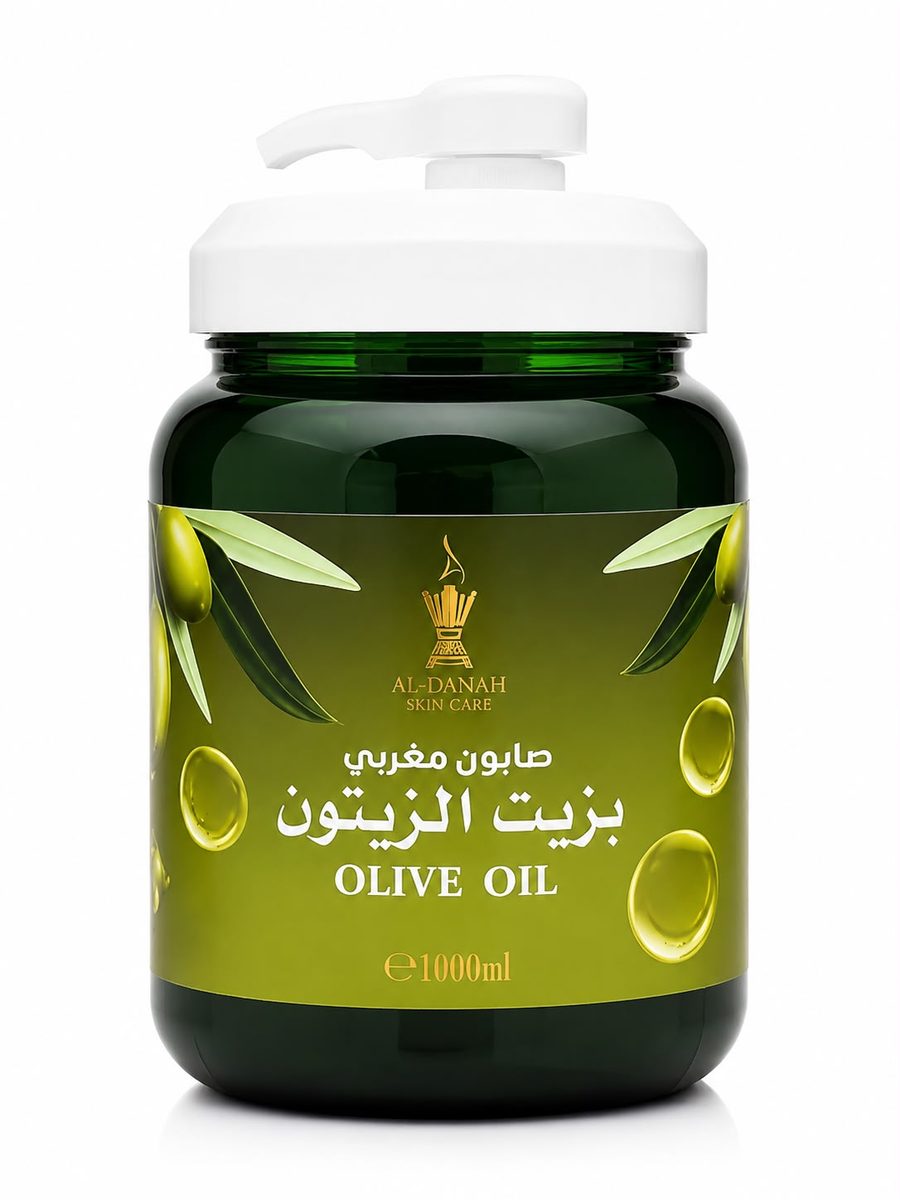 Al-danah Moroccan Olive Oil Soap الدانة صابون مغربي بزيت الزيتون 1000ml