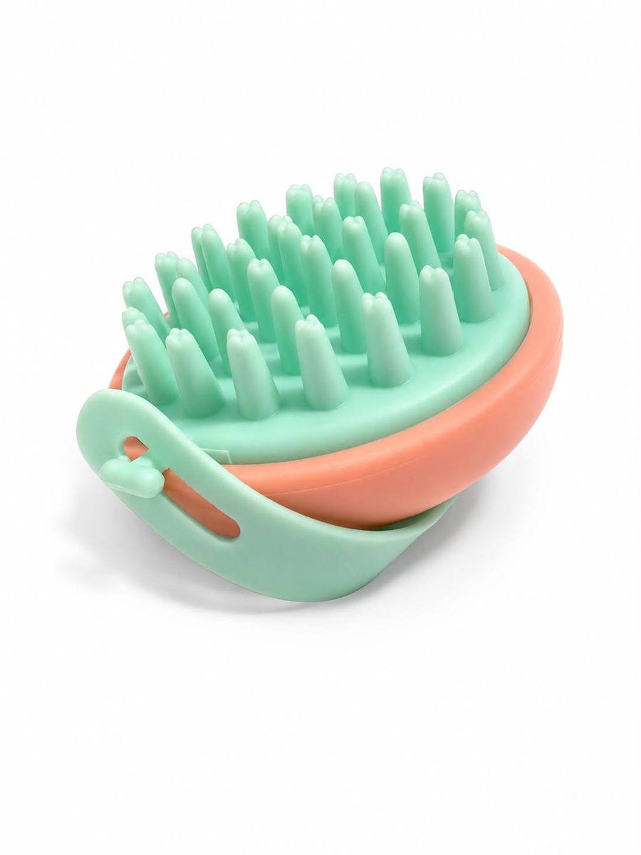 massage silicone hair brush - فرشاة الشعر السليكونية