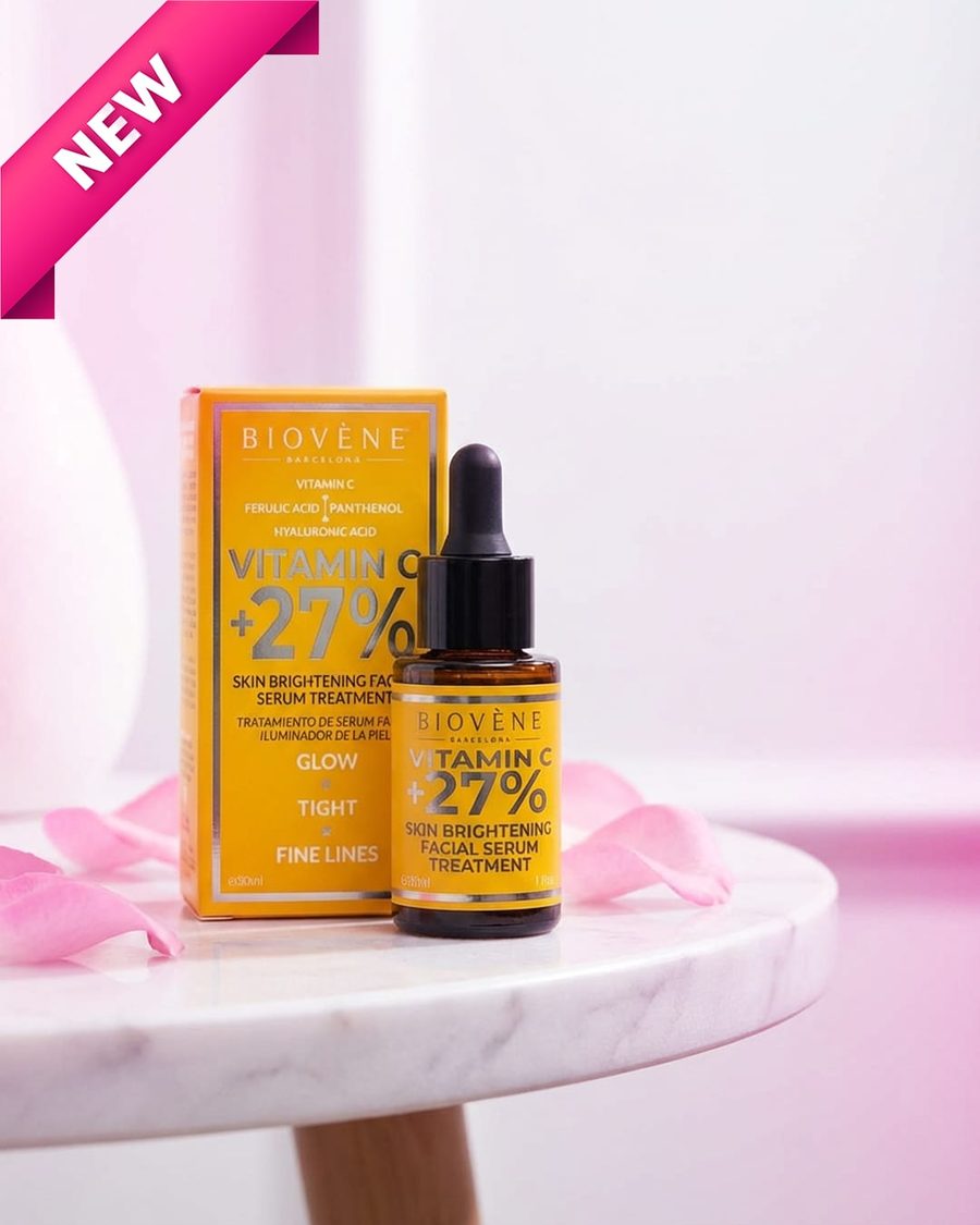 سيروم بيوفين بفيتامين سي 27%، 30 مل VITAMIN C +27% Skin Brightening Facial Serum Treatment