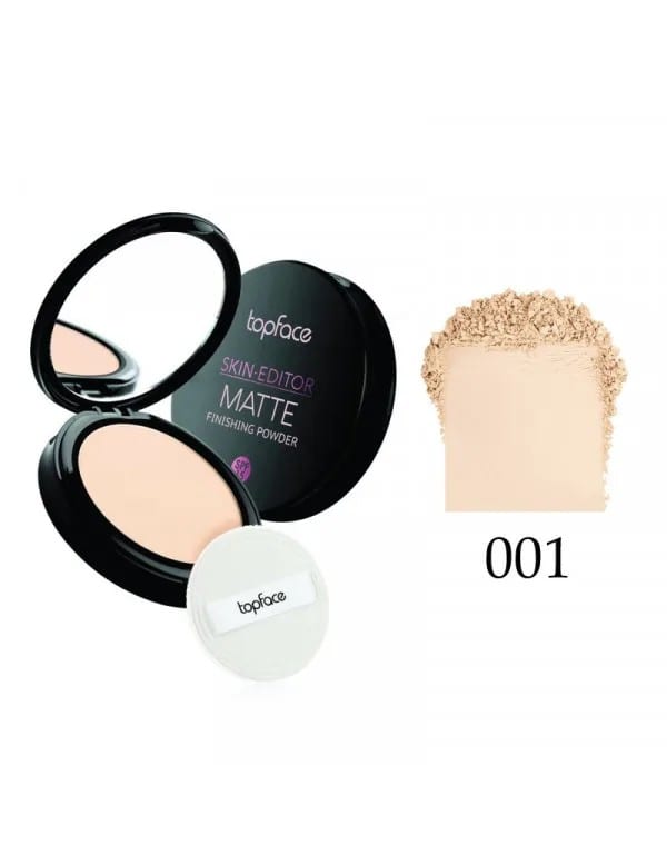 TopFace Skin Editor Matte Compact Powder - بودرة توب فيس سكين إديتور مات المضغوطة