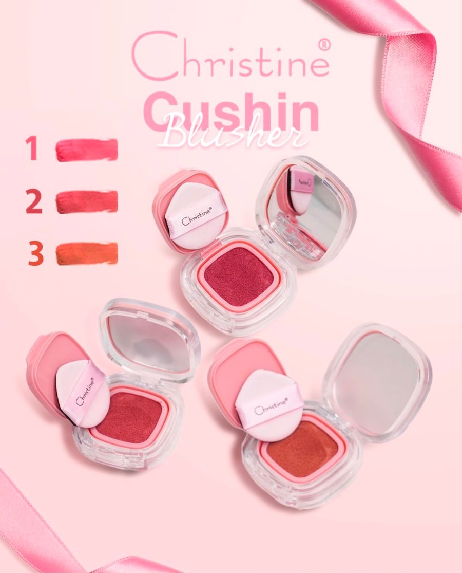 كريستين بلشر كريمي chreisttine cushion blusher