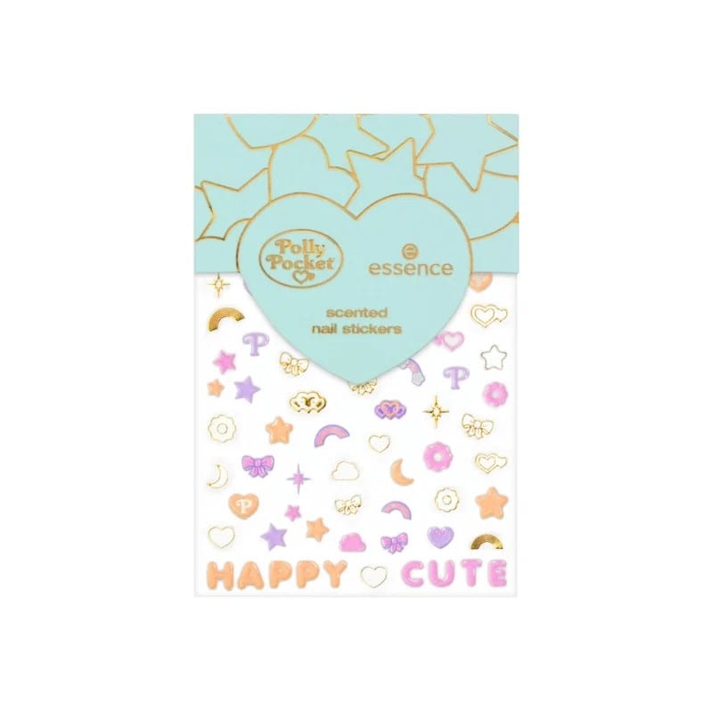 ملصقات أظافر معطرة من إيسنس بولي بوكيت، 70 قطعةessence polly pocket scented nail stickers 01 Believe In The Little Things! 70pcs
