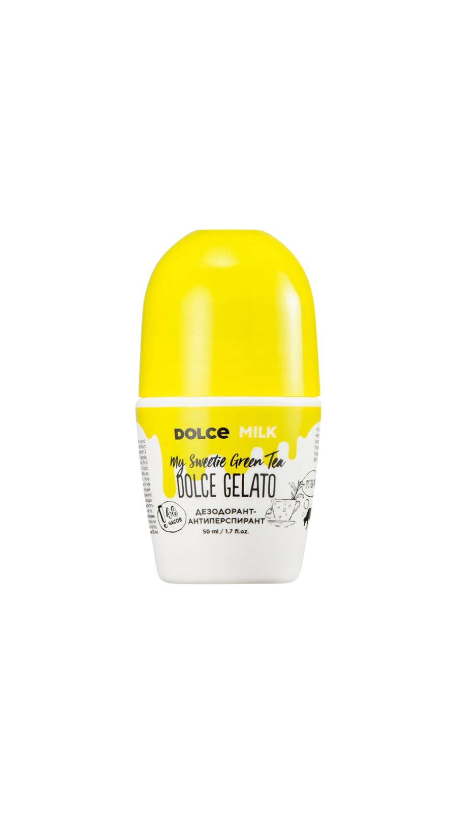 DOLCE MILK MY SWEETIE GREEN TEA DOLCE DEODORANT 50ml دولتشي ميلك رول مزيل للتعرق بخلاصة الشاي الاخضر