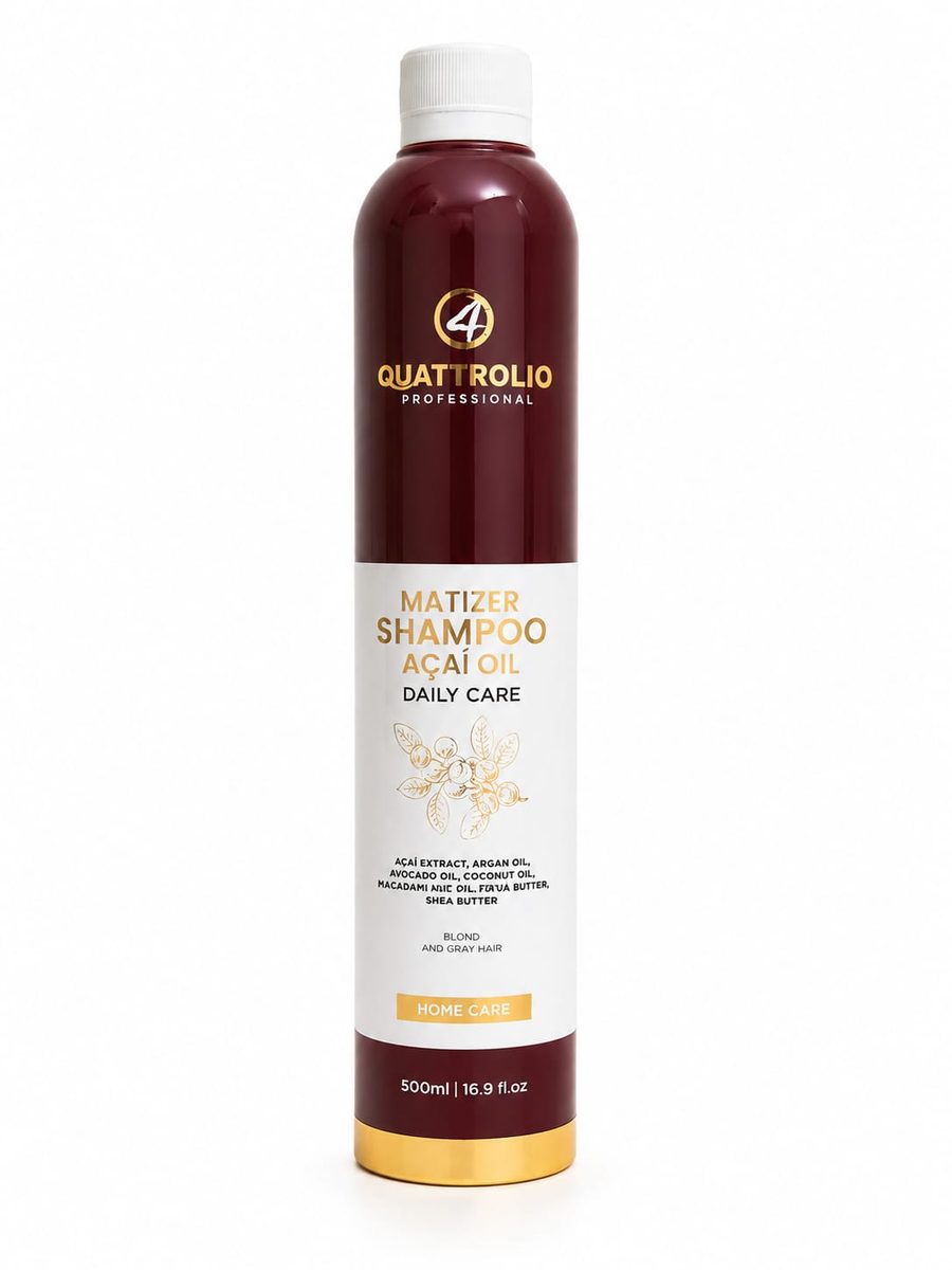 QUATTROLIO acai oil shampoo 500 ml - شامبو بزيت الاساي من كواترول