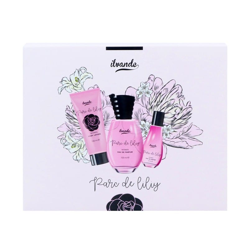 سينس بيوتي مجموعة هدايا بارك دي ليلي - 3 قطع ILVANDE Parc de Liliy For Women Giftset 3pcs
