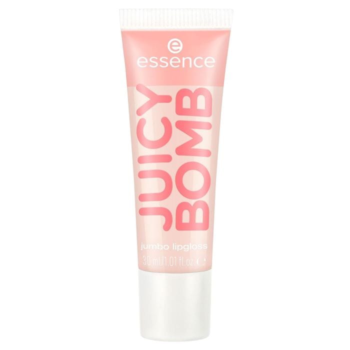 30ml Essence Juicy Bomb Party Shiny Lip Gloss 01 Lovely Litchi اسنس ملمع شفاه لامع جوسي بومب بارتي، رقم 1: ليتشي جميل