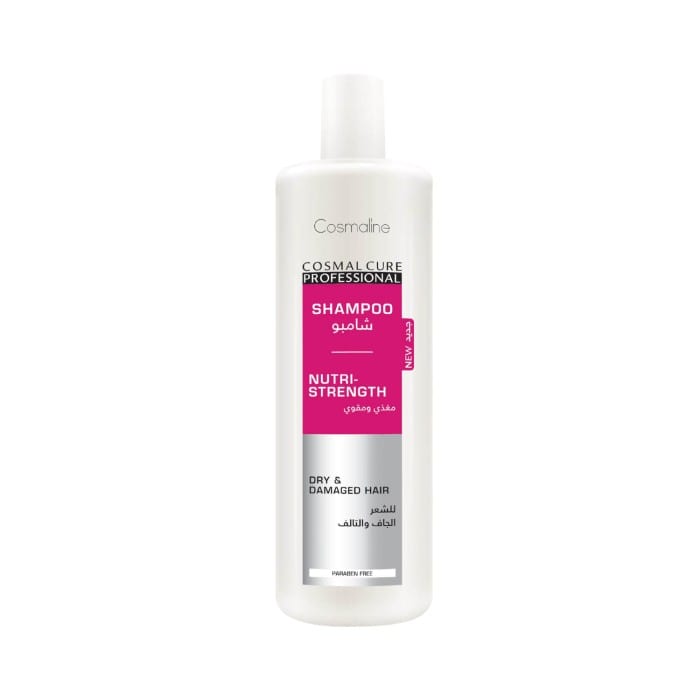 Cosmaline Cosmal Cure Professional Nutri-Strength Shampoo - 1000ml | كوزمالين شامبو كوزمال كيور الاحترافي ذو القوة المغذية - 1000 مل