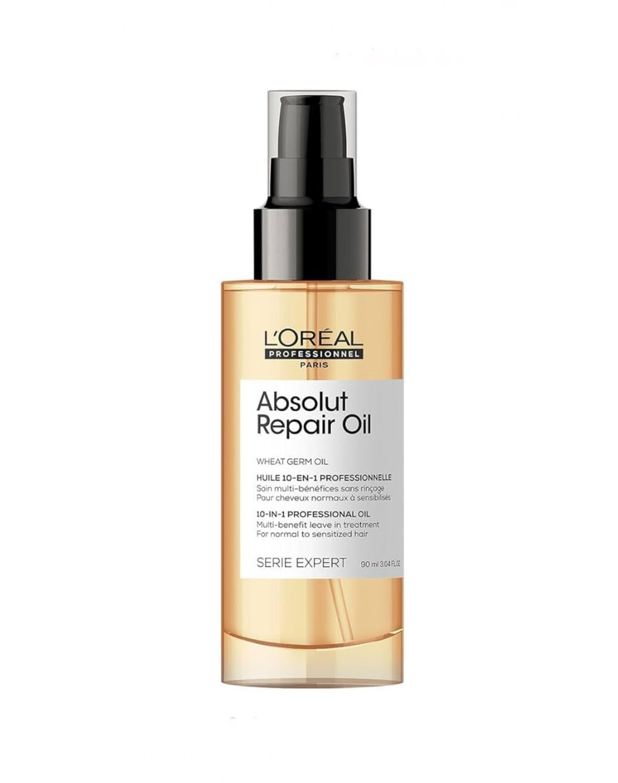 LOREAL PARIS Professionnel Absolut Repair - 10-in-1 Leave-In Oil الإصلاح المطلق من لوريال بروفيشنال - زيت 10 في 1 يُترك على الشعر