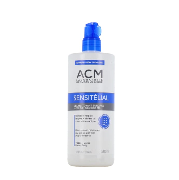 ACM Sensitelial Surgras Cleansing Gel - 500ml | اي سي ام غسول للوجه و الجسم - 500 مل