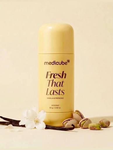 ميديكوب مزيل عرق فريش ذات لاستس بالفانيلا والفستق 83 غ MEDICUBE FRESH THAT LASTS VANILLA & PISTACHIO DEODORANT 83g