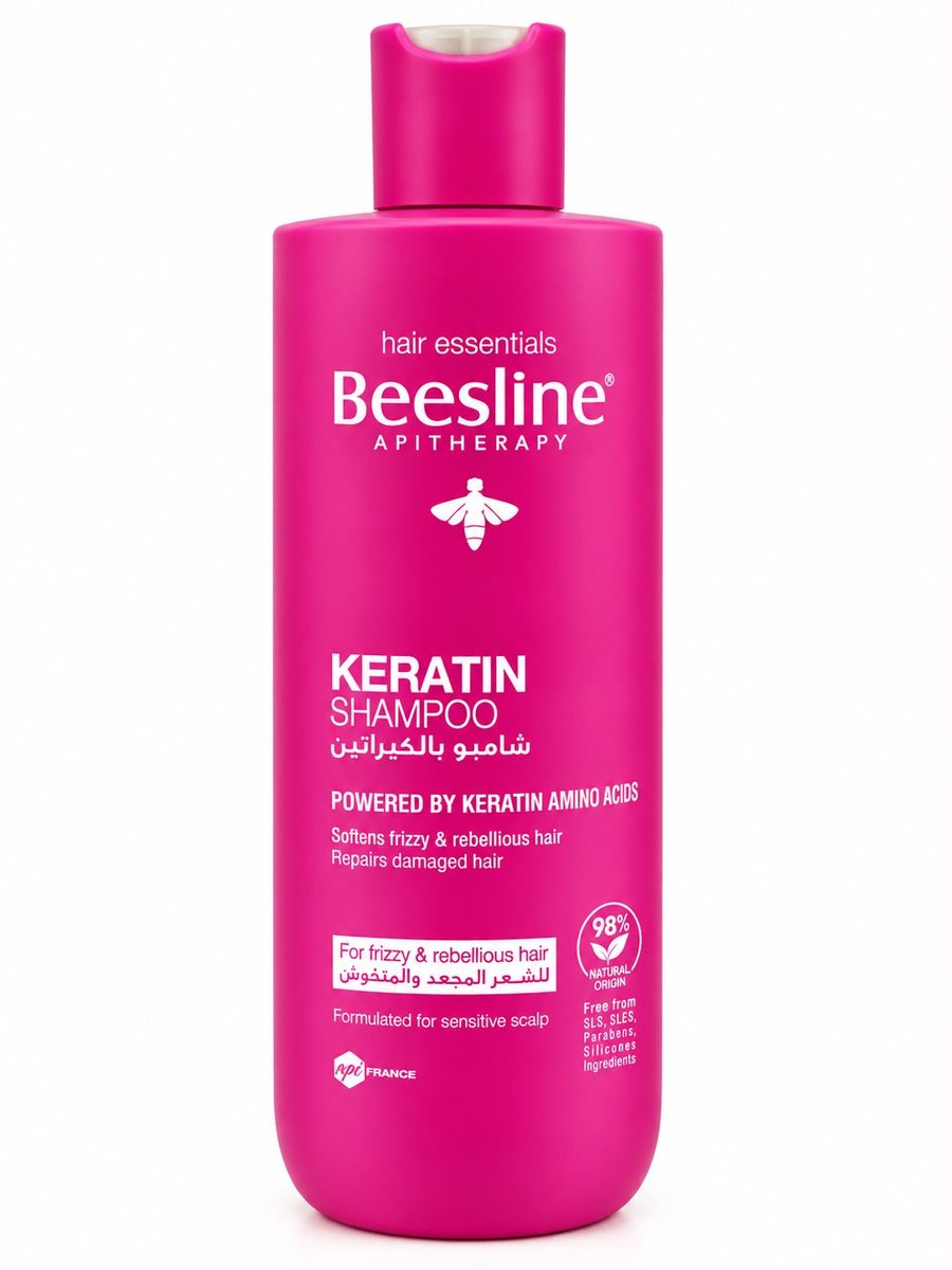 Beesline Keratin Shampoo - 400ml | بيزلين شامبو الكيراتين - 400 مل