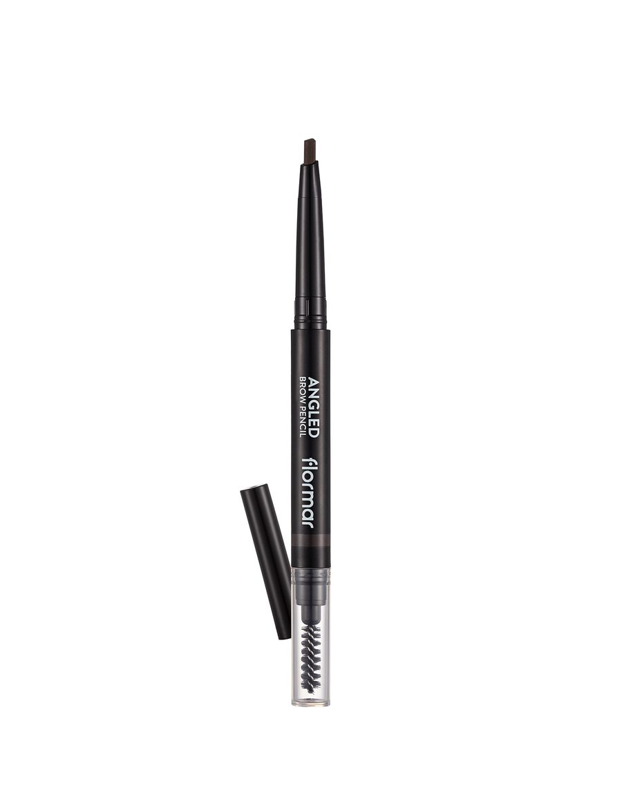 Flormar Angled Brow Pencil 004 Dark Brown - قلم تحديد الحواجب أنجلد برو بني غامق من فلورمار - 04