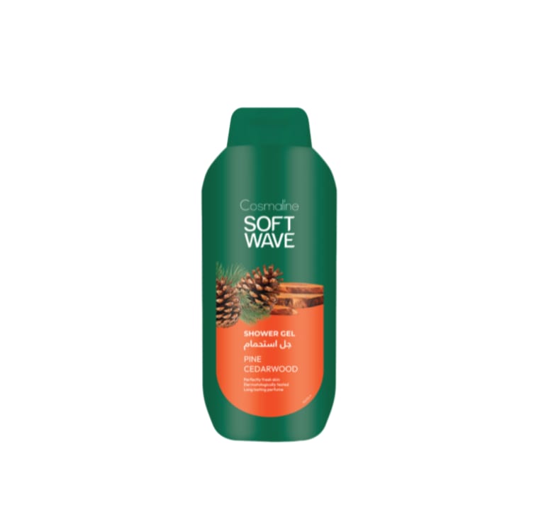 غسول الجسم برائحة أوراق السدر والصنوبر 650مل-Cosmaline Soft Wave