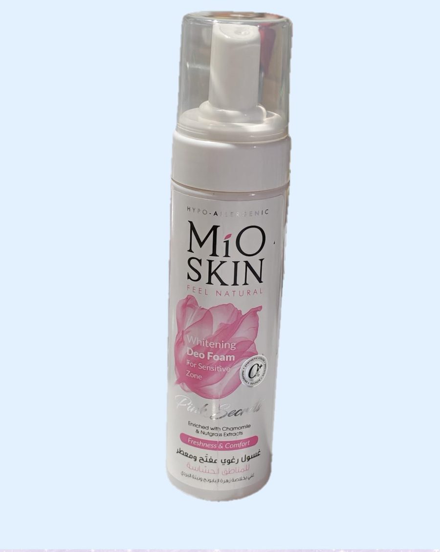 MIO SKIN Whitening deo foam - غسول رغوي لتفتيح وتبيض المنطقة الحساسة # pink seduction