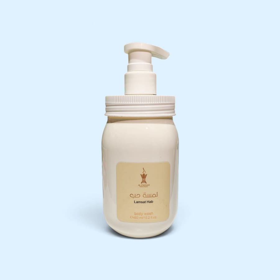 Aldanah perfumes body wash 450 ml - غسول جسم من الدانة # لمسة حب