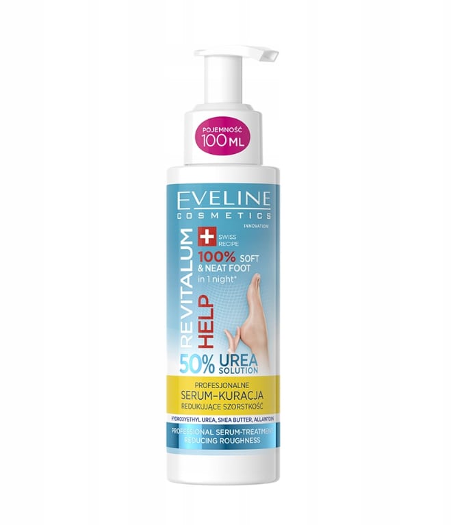 Eveline Cosmetics Revitalum Foot Serum Cream with Urea 50% - كريم سيروم القدمين ريفيتالوم من إيفلين كوزمتكس مع اليوريا 50%