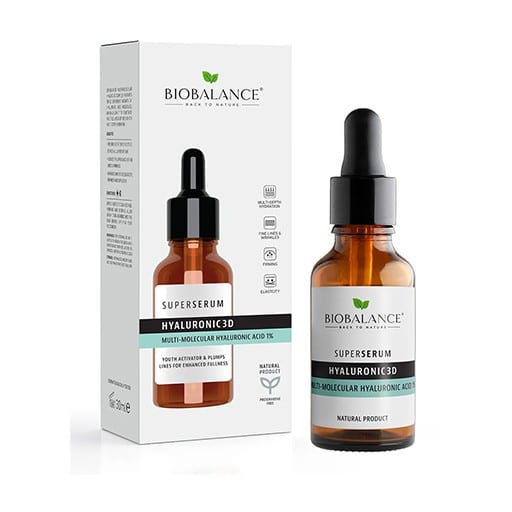 Bio Balance Hyaluronic 3D Multi Molecular Hyaluronic Acid 1% - 30ml | بايو بالانس سيروم هيالورنيك اسيد - 30 مل
