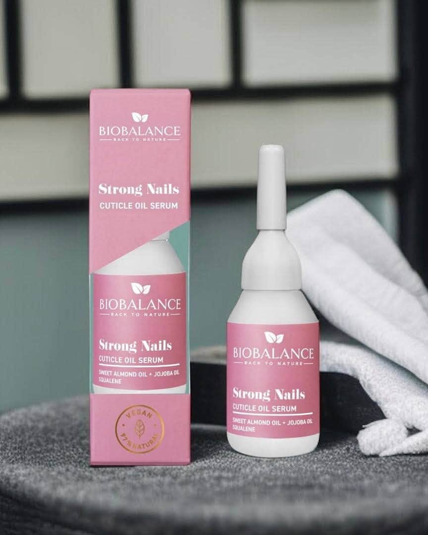 BioBalance Strong Nails Cuticle Oil Serum 10ml - سيروم زيتي لتقوية الاظافر من بيو بالانس