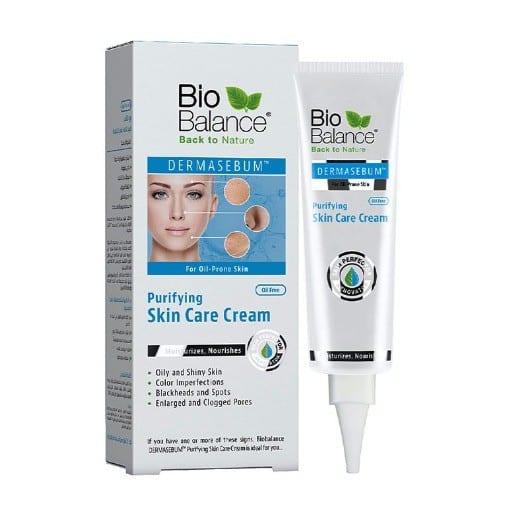 Bio balance Purifying Skin Care Cream - 55ml | بايو بالانس كريم مرطب للبشرة الدهنية والمختلطه مضاد للحبوب ومقلص للمسام - 55 مل