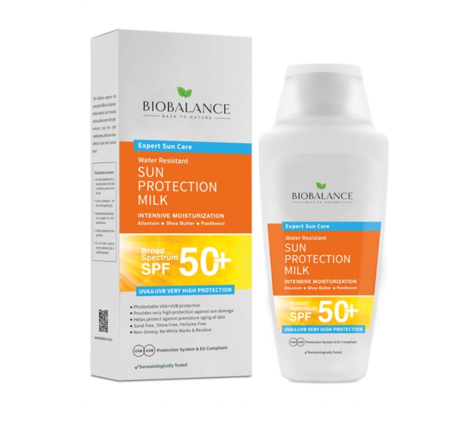 Bio Balance Sun Protection Milk 50+SPF -150ml | بايو بالانس واقي شمسي حليبي بعامل حماية 50 - 150 مل