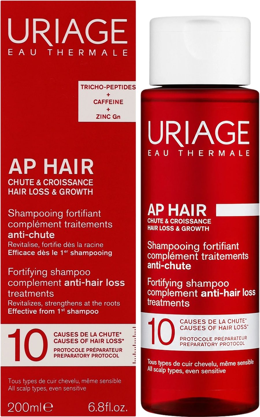 Uriage AP HAIR Anti-Hairloss Shampoo 200 ml - شامبو يورياج إيه بي هير المضاد لتساقط الشعر 200 مل