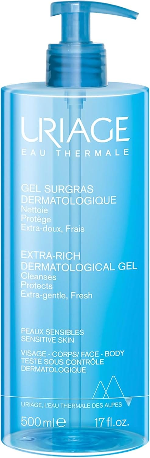 Uriage Extra-Rich Dermatological Gel - 500ml | يورياج غسول جل للتنظيف البشرة - 500 مل